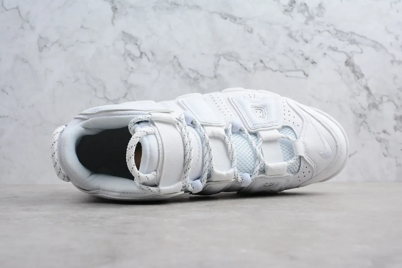 Nike Air More Uptempo White Basketball Shoes 7