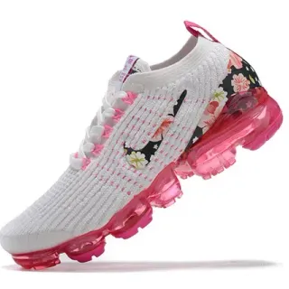 Nike Air VaporMax Floral Print White Pink Lifestyle Sneakers