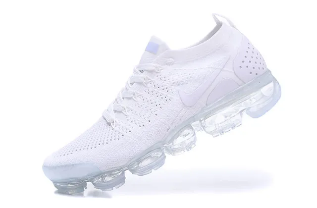 Nike Air VaporMax Flyknit White Lifestyle Sneakers 4