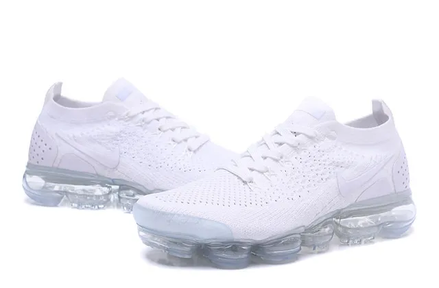 Nike Air VaporMax Flyknit White Lifestyle Sneakers 5