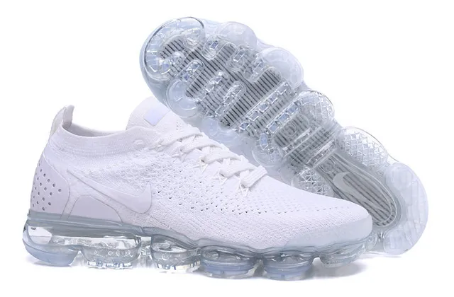 Nike Air VaporMax Flyknit White Lifestyle Sneakers 6