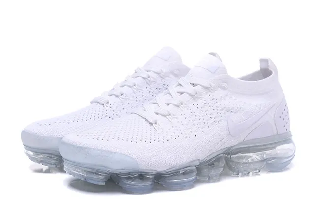 Nike Air VaporMax Flyknit White Lifestyle Sneakers 7