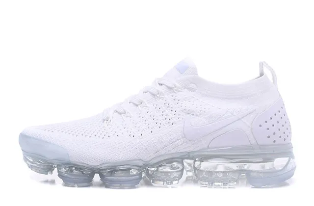 Nike Air VaporMax Flyknit White Lifestyle Sneakers 8