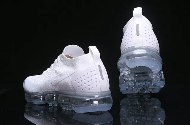 Nike Air VaporMax Flyknit White Lifestyle Sneakers 11