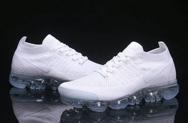 Nike Air VaporMax Flyknit White Lifestyle Sneakers 13