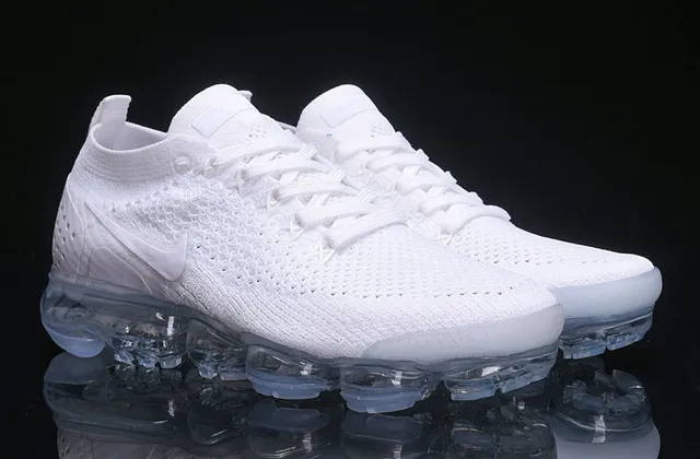 Nike Air VaporMax Flyknit White Lifestyle Sneakers 15
