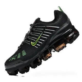 Nike Air VaporMax Plus Black Neon Green Lifestyle Sneakers