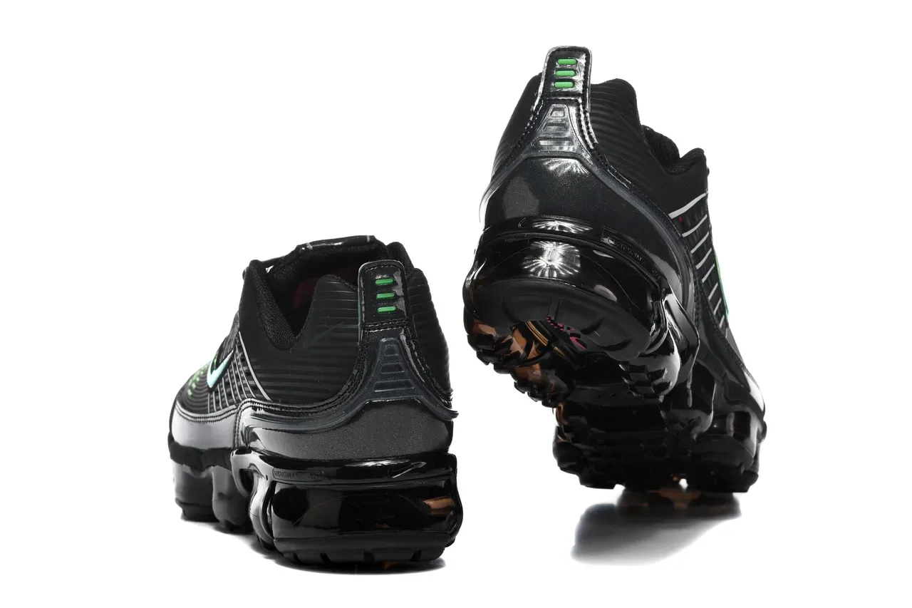 Nike Air VaporMax Plus Black Neon Green Lifestyle Sneakers 2