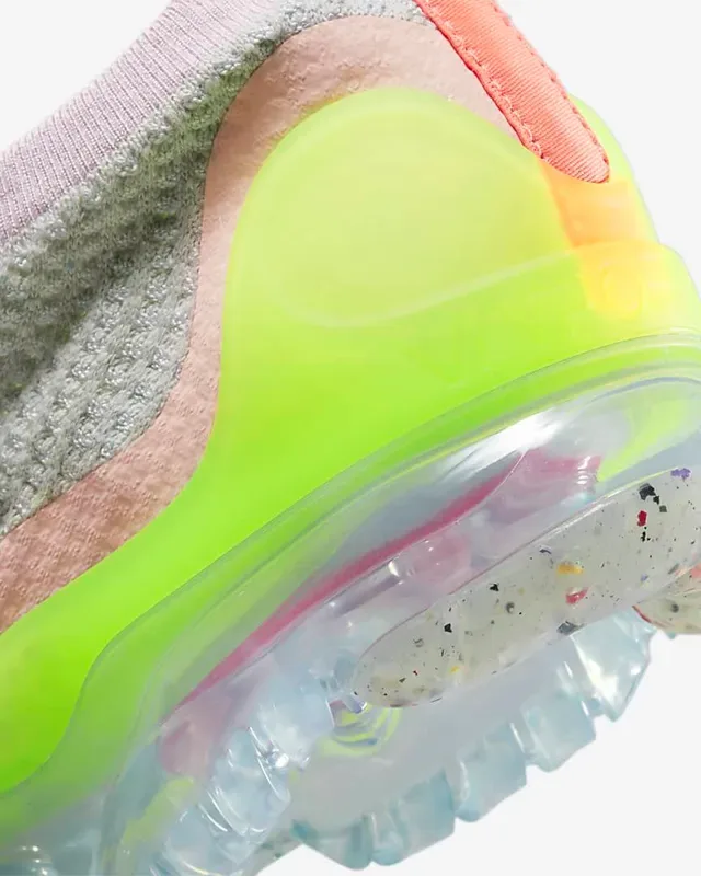 Nike Air VaporMax Plus Gray Neon Lime Pink Lifestyle Sneakers 2