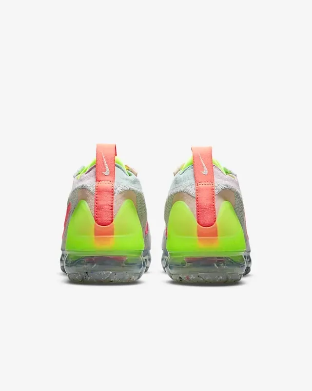 Nike Air VaporMax Plus Gray Neon Lime Pink Lifestyle Sneakers 4