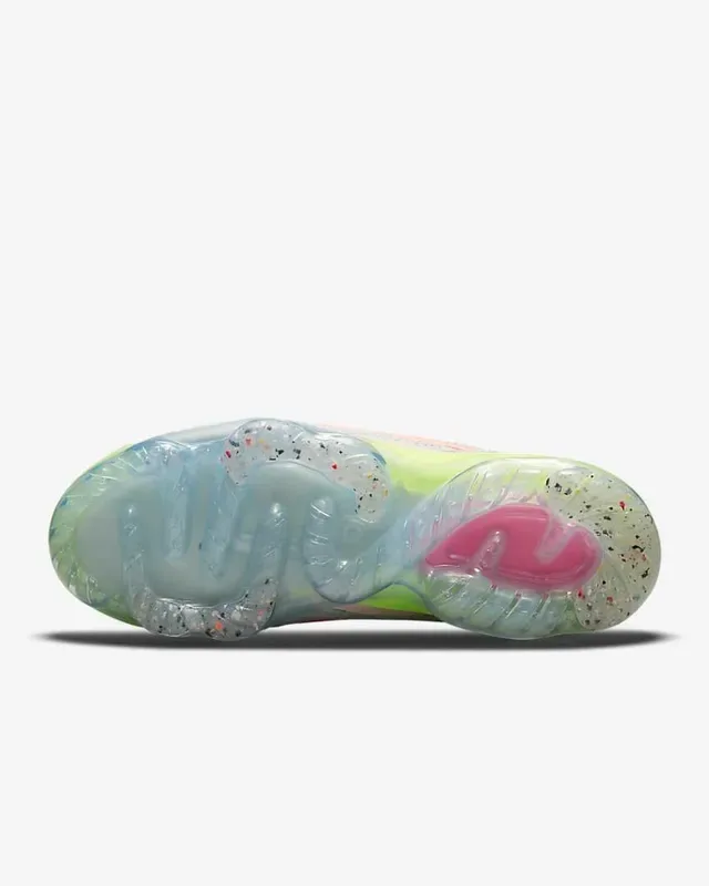 Nike Air VaporMax Plus Gray Neon Lime Pink Lifestyle Sneakers 8