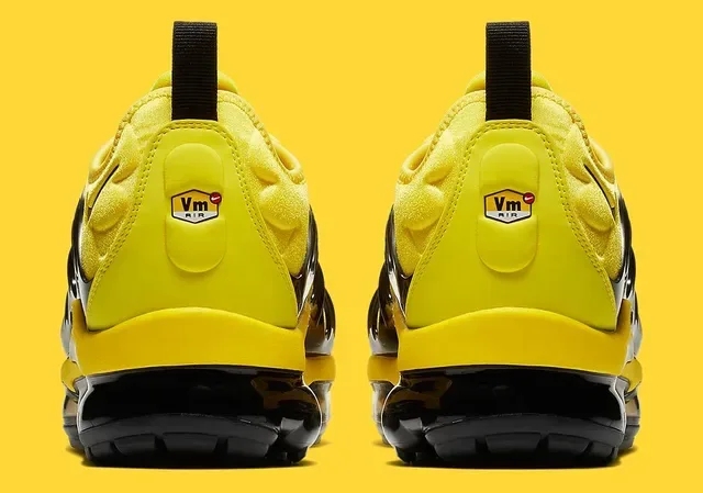 Nike Air VaporMax Plus Yellow Black Lifestyle Sneakers 2