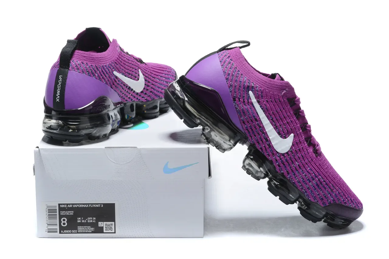 Nike Air VaporMax Chaussures Lifestyle Violet Multicolore en Maille 8