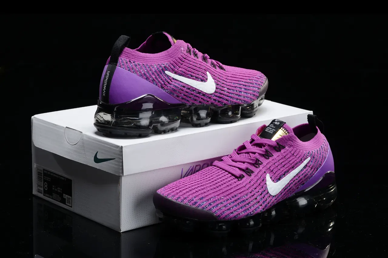 Nike Air VaporMax Chaussures Lifestyle Violet Multicolore en Maille 16