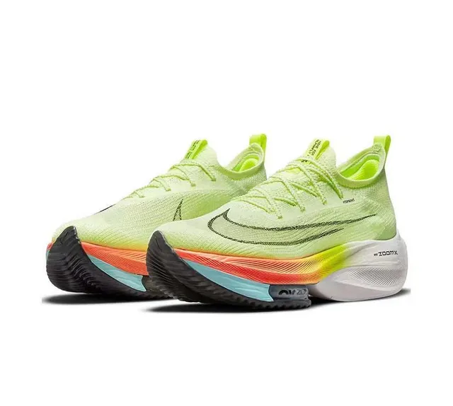 Nike Air Zoom Alphafly Atomknit Neon Gradient Running Shoes 6