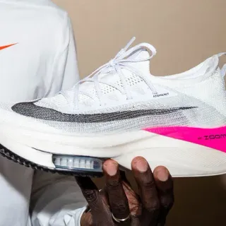 Nike Air Zoom Alphafly White Black Pink Chaussures de course