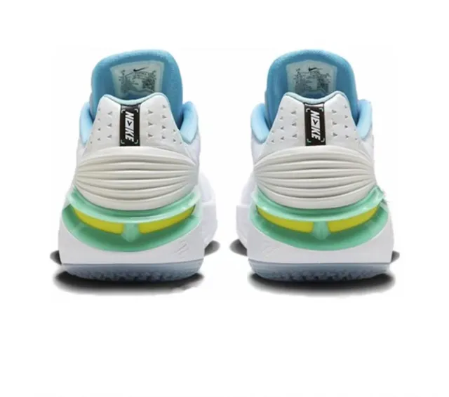 Nike Air Zoom G.T. Cut 2 White Light Blue Mint Green Basketball Shoes 2