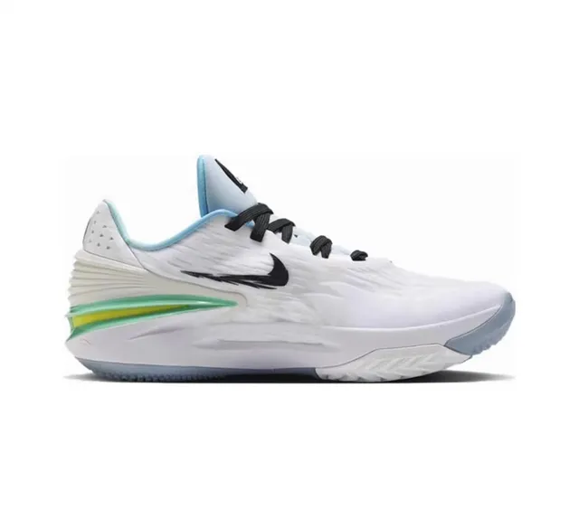 Nike Air Zoom G.T. Cut 2 White Light Blue Mint Green Basketball Shoes 3
