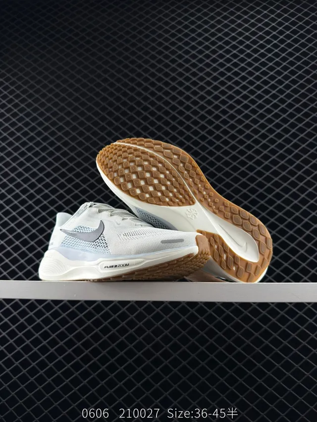 Nike Air Zoom Pegasus 41 White Black Gray Running Shoes 3