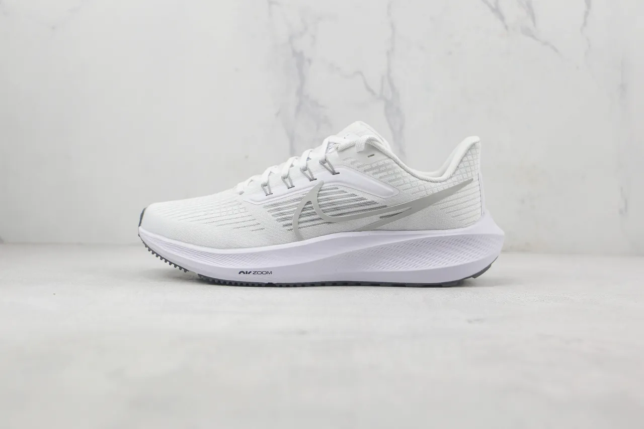 Nike Air Zoom Pegasus Beige and Lime Green Running Shoes 7