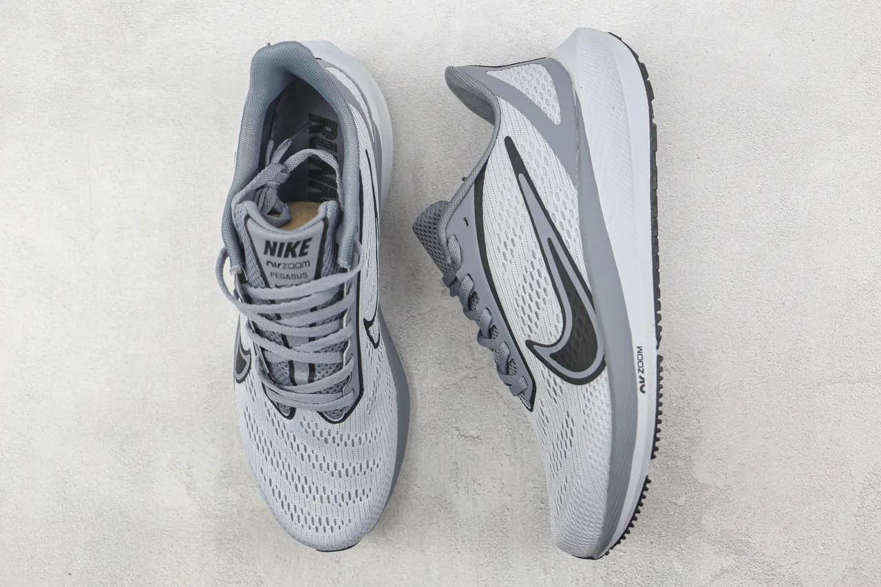 Nike Air Zoom Pegasus Gray Mesh Running Shoes 3