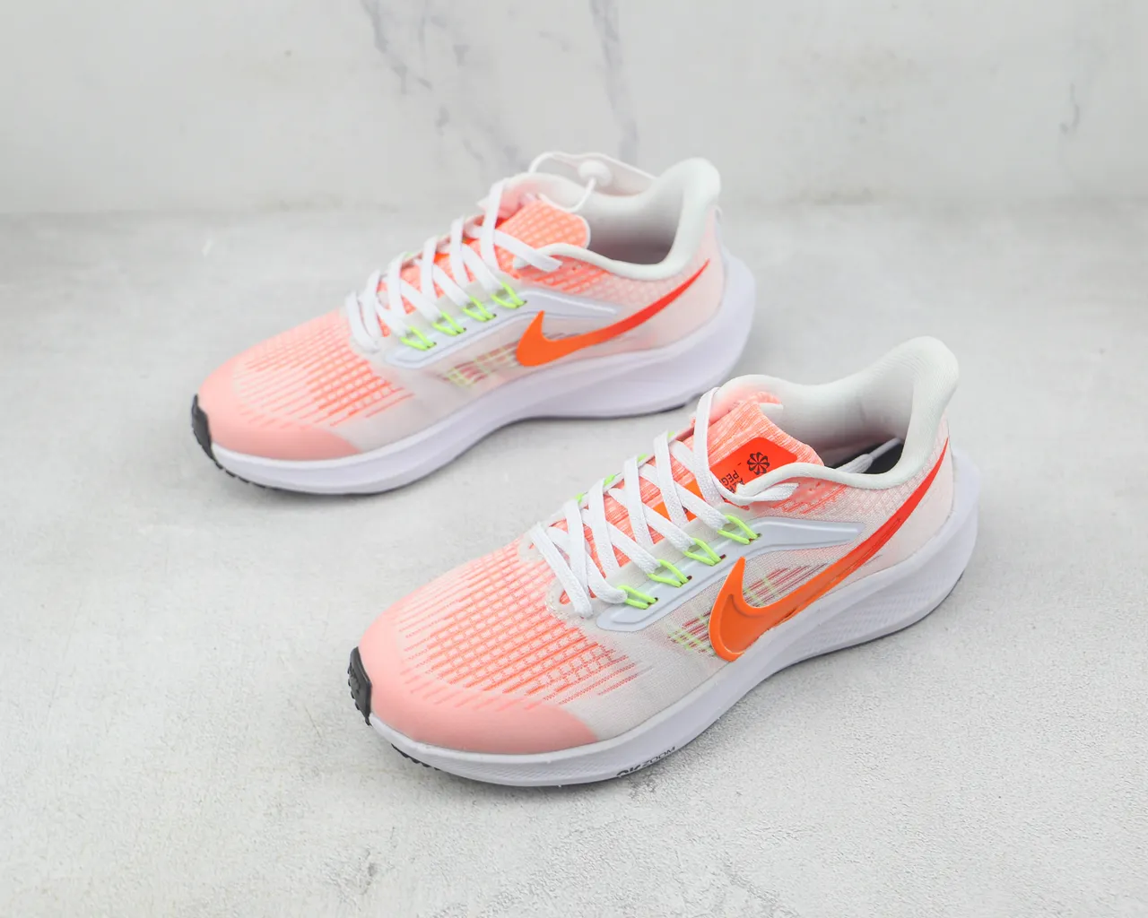 Nike Air Zoom Pegasus Chaussures de course Rose Orange Vert Néon 4