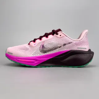Nike Air Zoom Pegasus Rose Violet Matière supérieure en maille ingénierisée en couches + React Midsole Chaussures de running