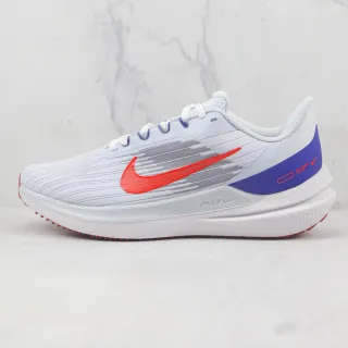 Nike Air Zoom Pegasus Blanco Azul Malla Engineered Parte Superior Capas Sintéticas Superpuestas Zapatillas de Running
