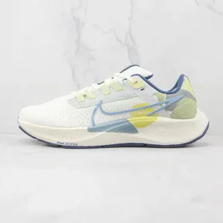 Nike Air Zoom Pegasus White Light Green Blue Running Shoes