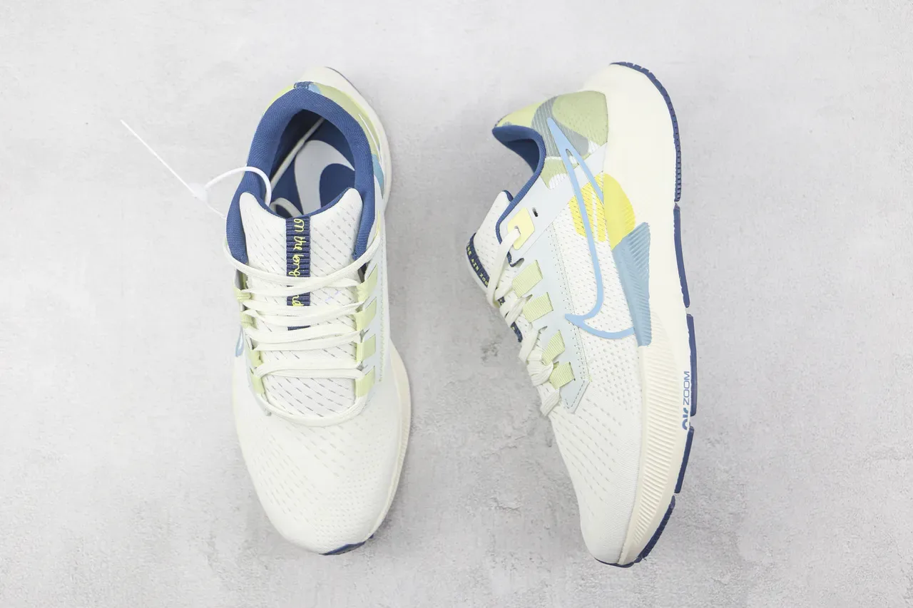 Nike Air Zoom Pegasus Blanc Vert Clair Bleu chaussures de running 3