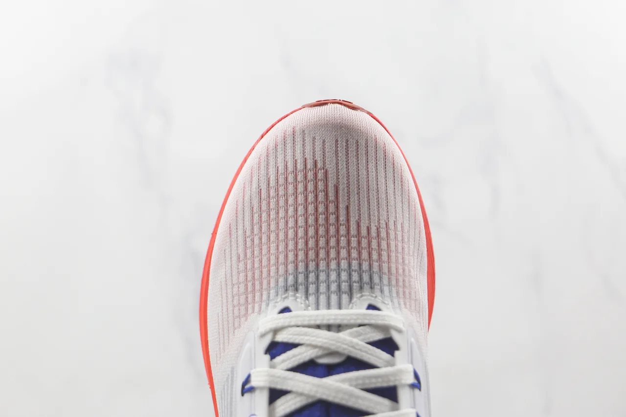 Nike Air Zoom Pegasus White Orange Engineered Mesh Upper Visible Unit Running Shoes 6