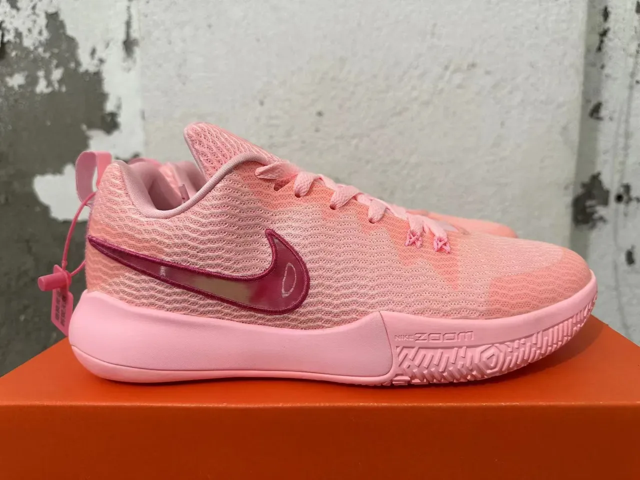 Nike Air Zoom Zero Pink Knit Lifestyle Sneakers 4