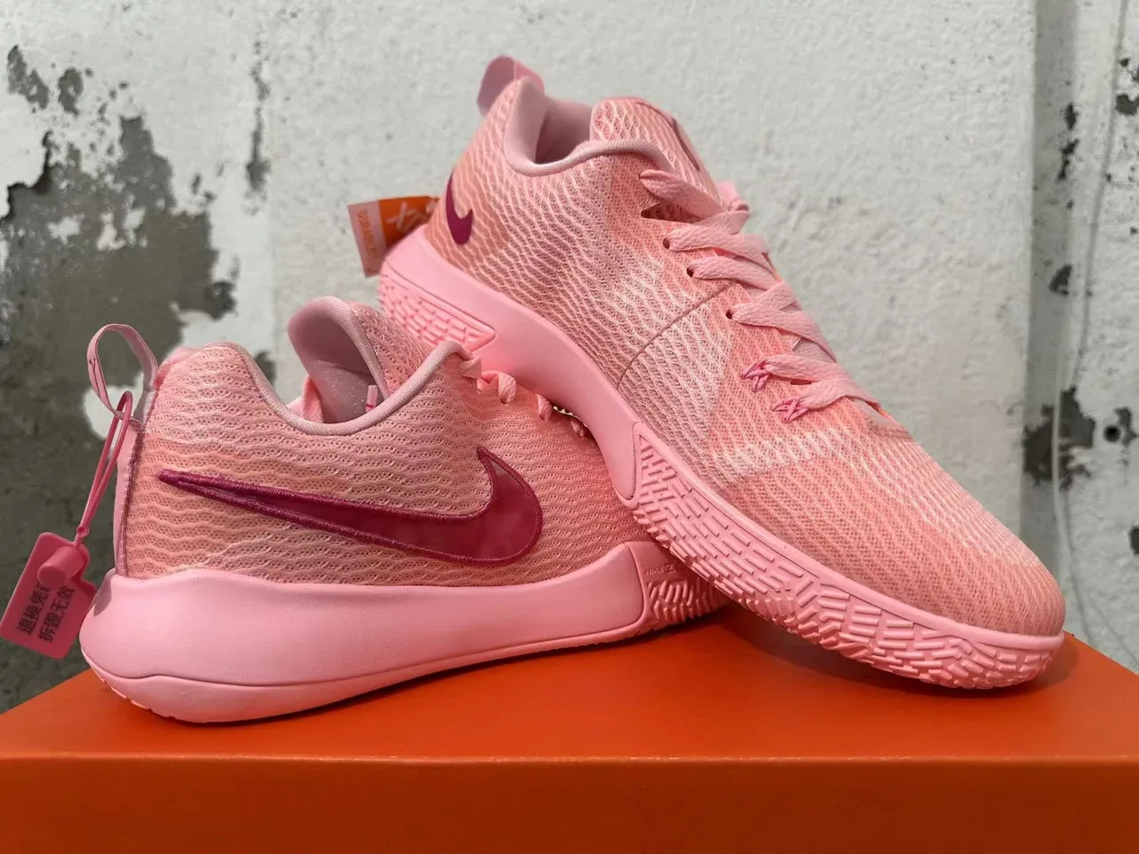 Nike Air Zoom Zero Pink Knit Lifestyle Sneakers 5