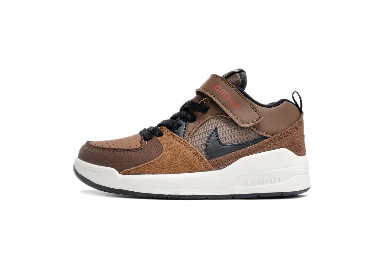 Nike Beige Blue Low-Top Velcro Strap Lifestyle Sneakers 3