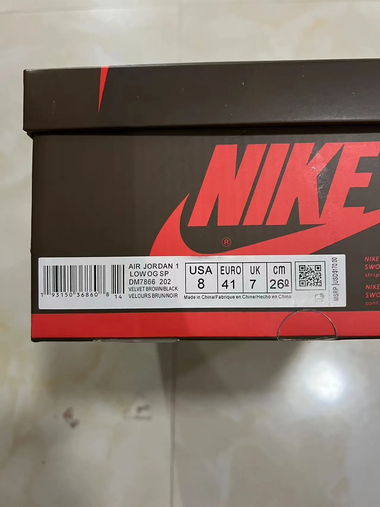 Nike Black Brown Low-Top Layered Leather-Suede Upper Lifestyle Sneakers 10