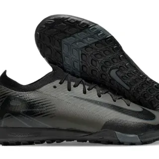 Nike 黑色灰色低帮合成鞋面动态贴合领室内足球鞋