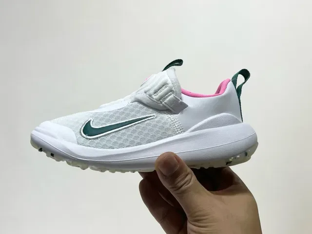 Nike Black Green Slip-On Mesh Upper Lifestyle Sneakers 24