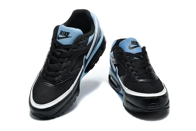 Nike Black Navy Low-Top Layered Mesh-Synthetic Upper Lifestyle Sneakers 3