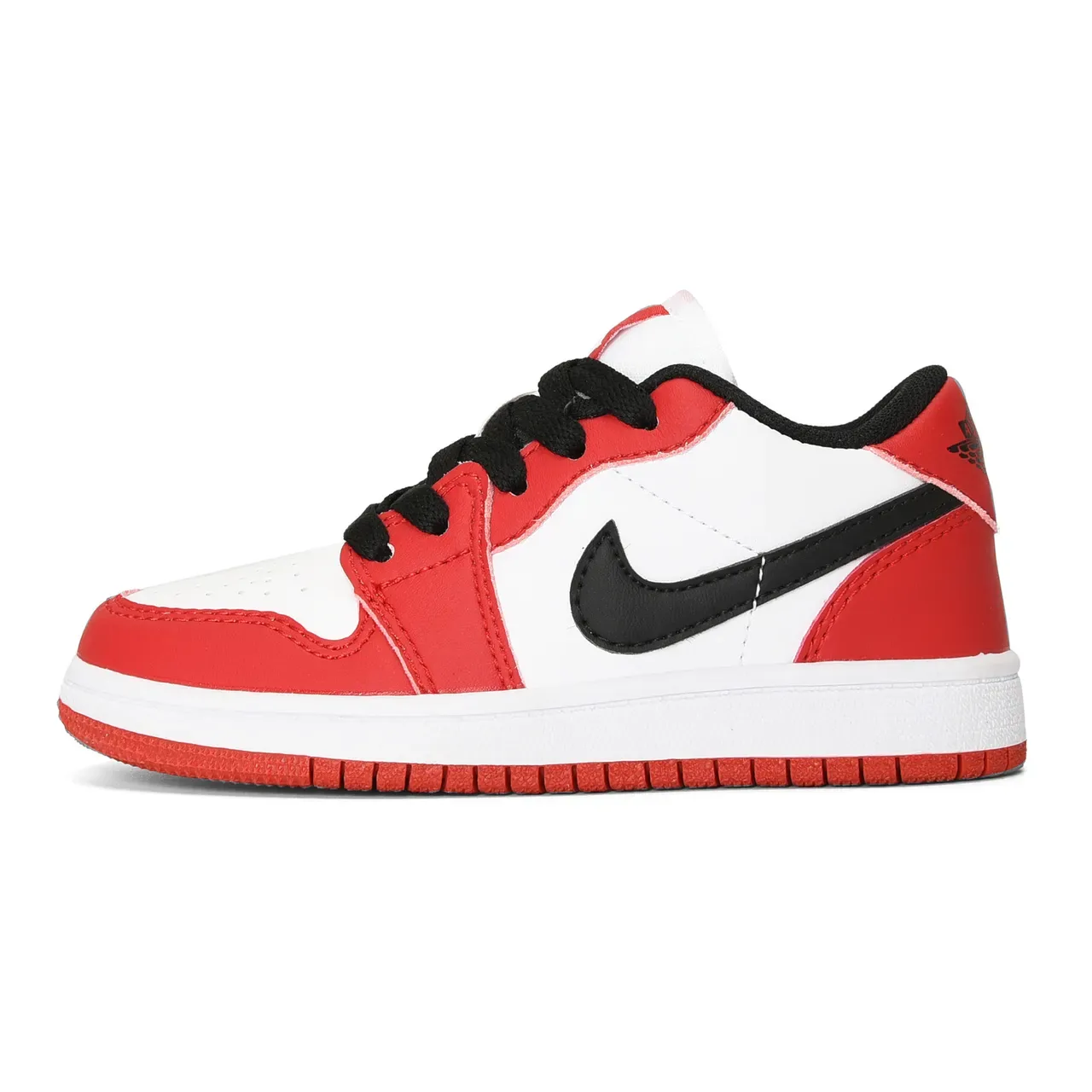 Nike Black Orange Low-Top Leather Upper Lifestyle Sneakers 14
