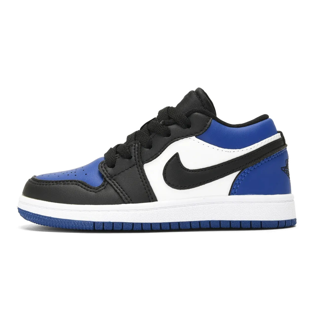 Nike Black Orange Low-Top Leather Upper Lifestyle Sneakers 23