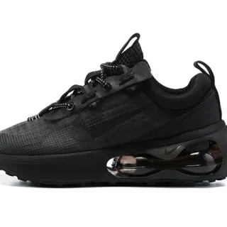 Nike Black Transparent Monochrome Mesh Upper Visible Heel Air Unit Lifestyle Sneakers