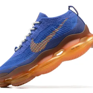 Nike Blue and Amber Knit Lifestyle Sneaker