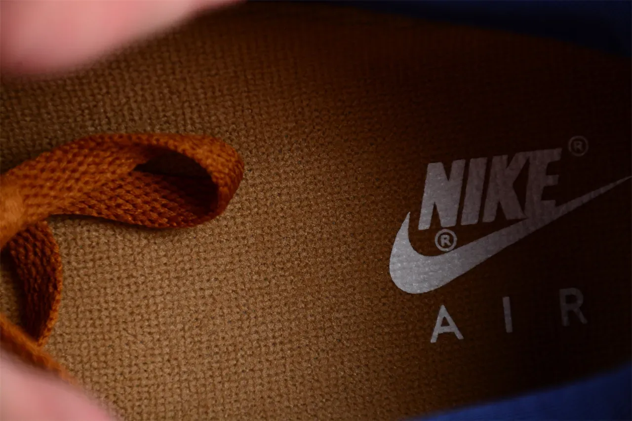 نيك حذاء رياضي أزرق بحري أعلى نسيج الدنيم مرئي Air Cushioning نمط حياة 5