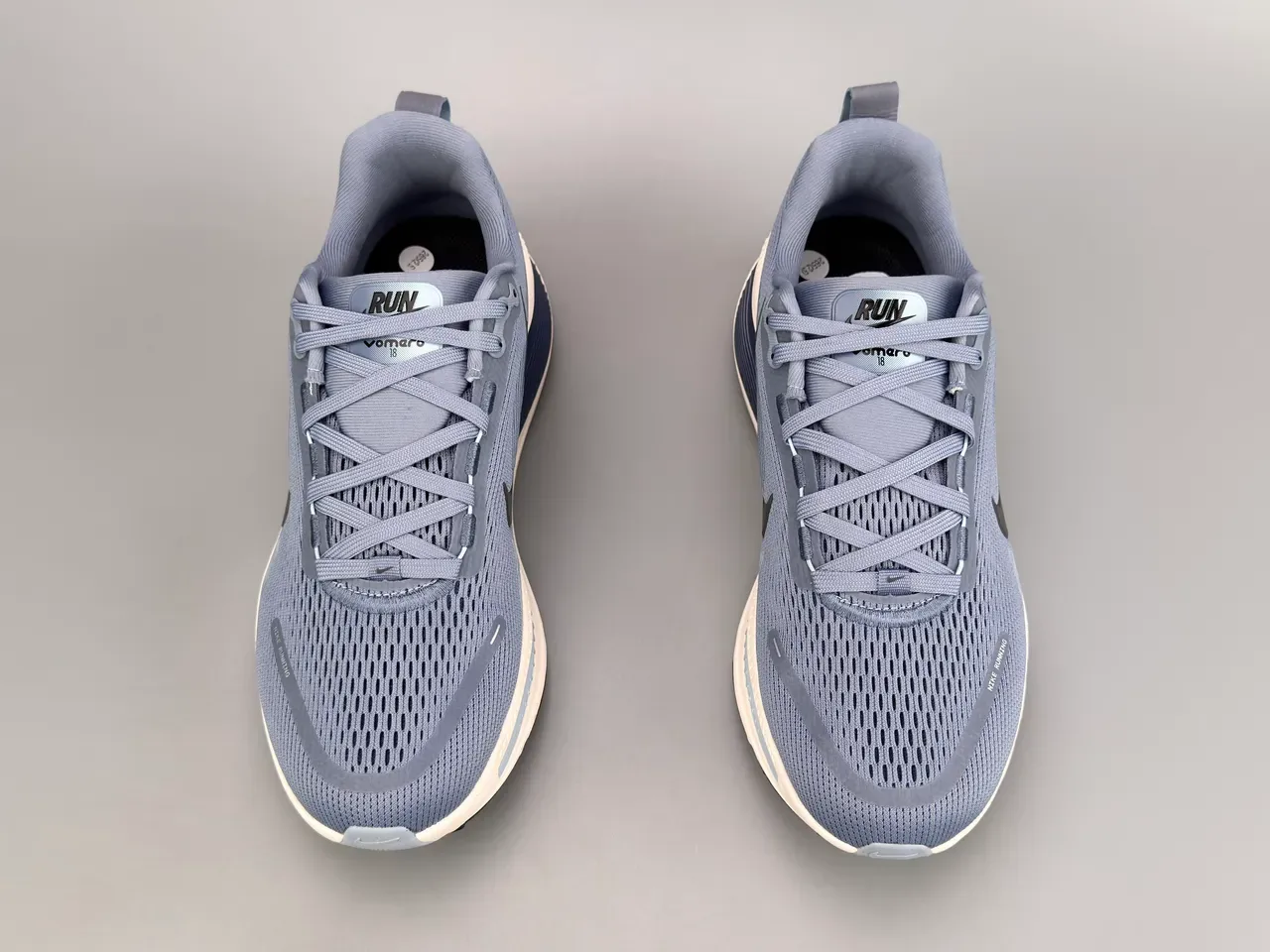 Nike Azul Marinho Tênis Running Malla Engineered Upper Sola Média Padrão Ondulado Em Camadas 7