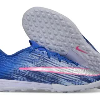 Nike Blue Pink Flyweave Upper Outsole Turf Soccer Shoes
