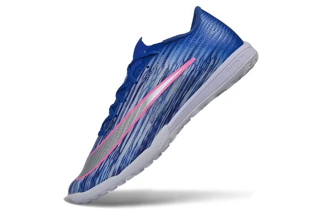 Nike Bleu Rose Flyweave Haut Outsole Gazon Chaussures Football 3