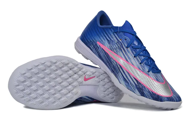 Nike Bleu Rose Flyweave Haut Outsole Gazon Chaussures Football 4
