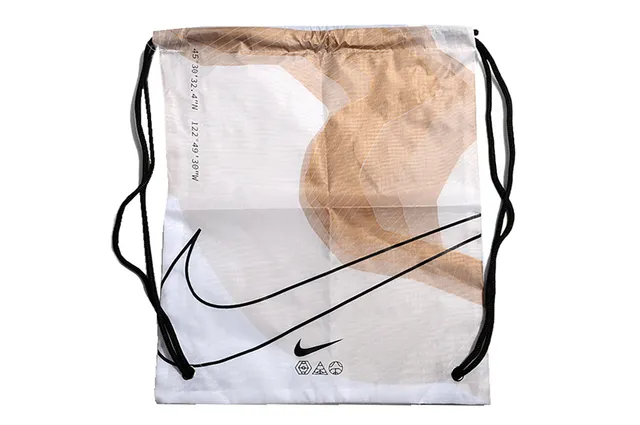 Nike أزرق وردي خفيفة نسيج اصطناعي نسيج رمز دوامي حقيبة 7