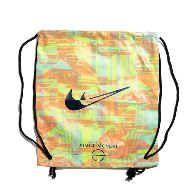 Nike أزرق وردي خفيفة نسيج اصطناعي نسيج رمز دوامي حقيبة 13