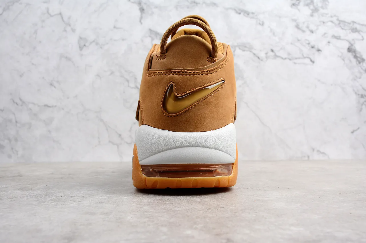 Nike Brown White High-Top Multi-Strap Upper Basketball Shoes 3